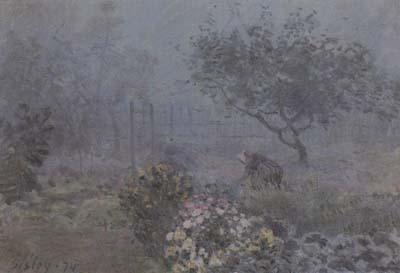 Alfred Sisley Fog,Voisins (san35) Sweden oil painting art